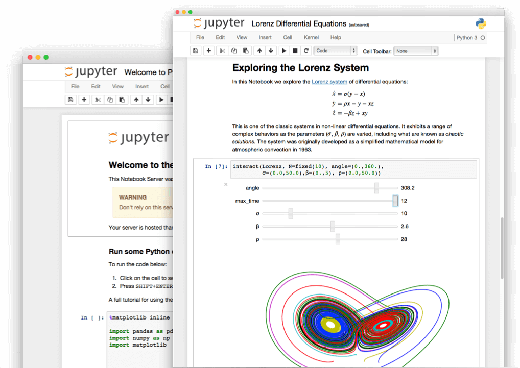 jupyter notebook screenshot