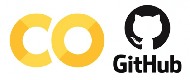 Google Colab and GitHub Logo