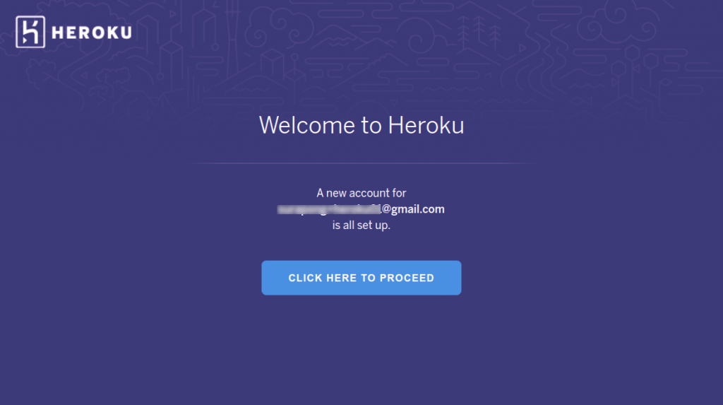 Heroku Confirm account is set up