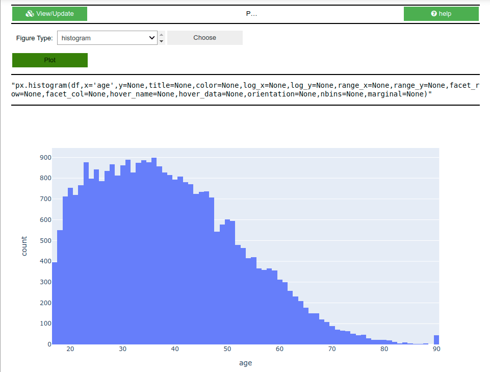 Pandas_UI Plots Histogram