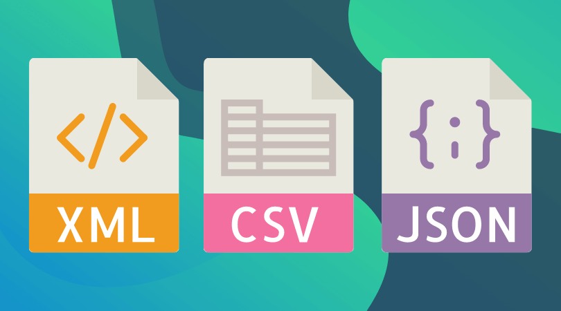 XML, CSV, JSON File Icon